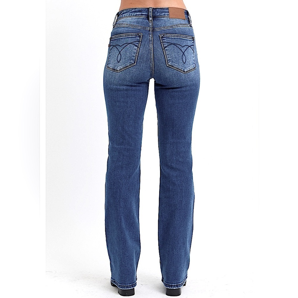 Judy Blue High Rise Bootcut Jeans 1 25 Blue